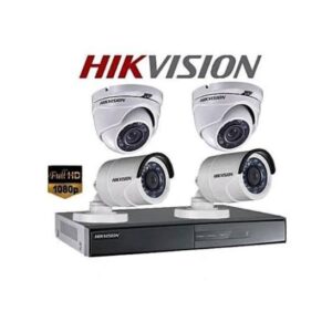 Kit Vidéo surveillance POE Hikvision 4 Caméras + NVR